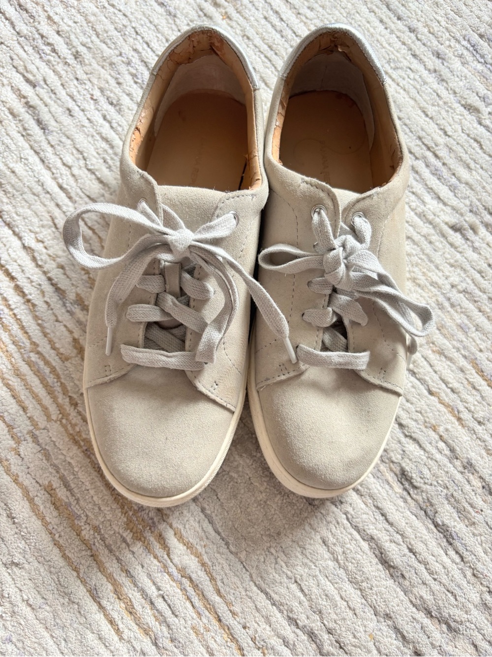 Banana Republic Women’s Suede Sneakers in Light Gray